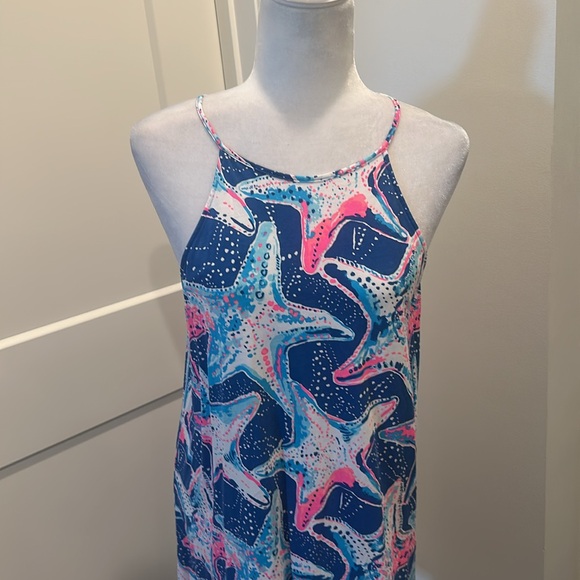 Lilly Pulitzer Margot Swing Dress in Indigo Star Struck Sz M - Picture 7 of 13